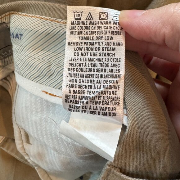 Ariat Performance Khaki Pants Men’s 34x36 Classic Fit Cotton Dress Chinos - Picture 5 of 8